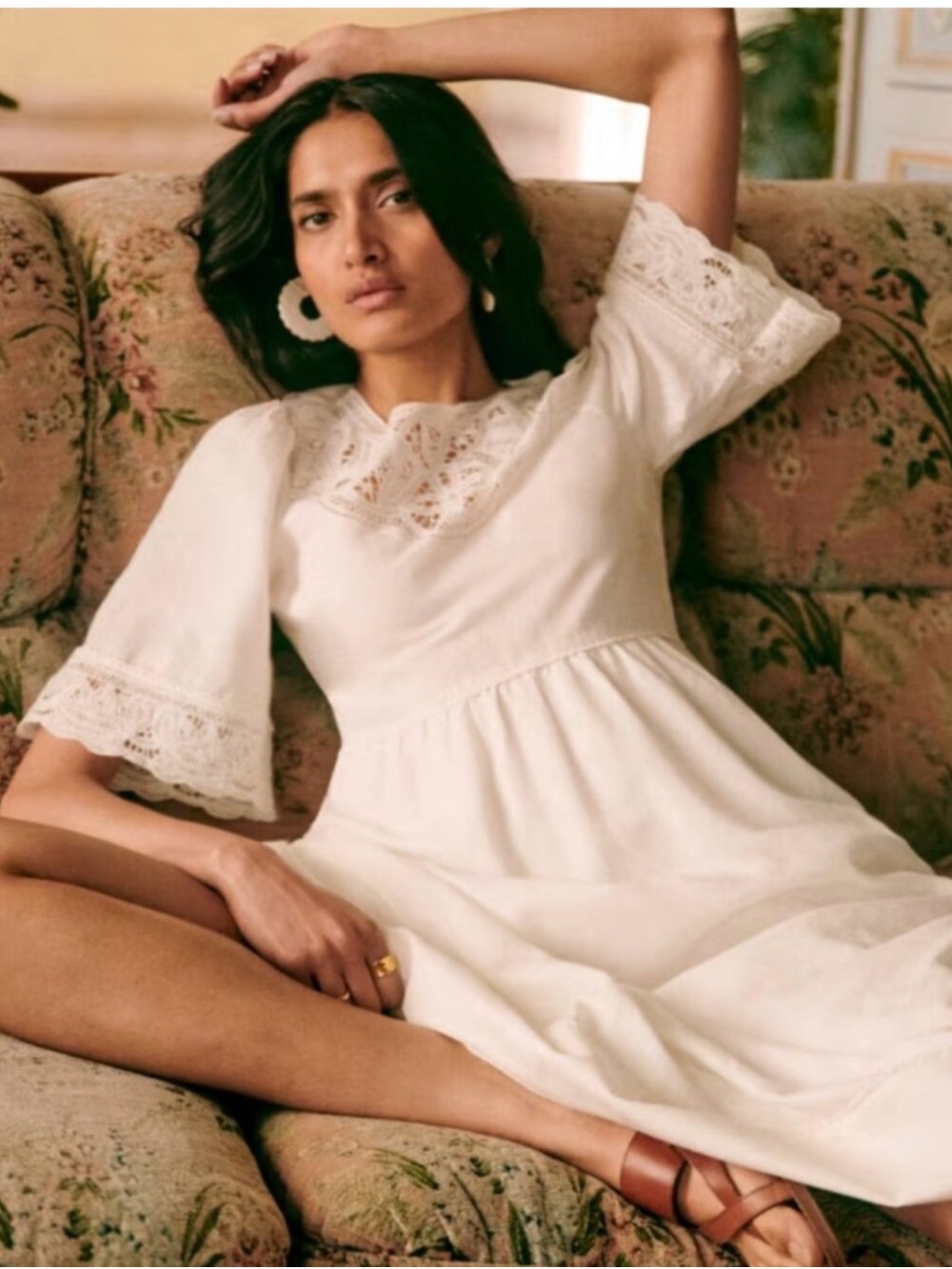 Sézane Linen Ursula Dress